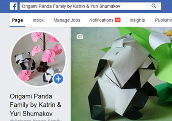 Origami Pandas on Facebook
