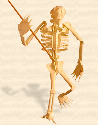 Skeleton of Ancient Man