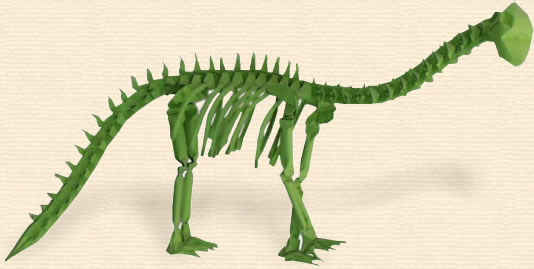 Skeleton of Diplodocus