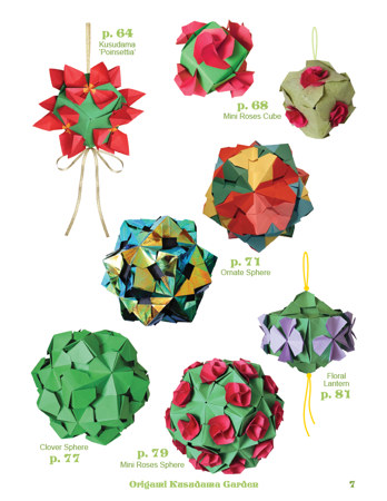 Origami Kusudama Garden Book preview