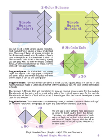Origami Magic Mandalas Book preview