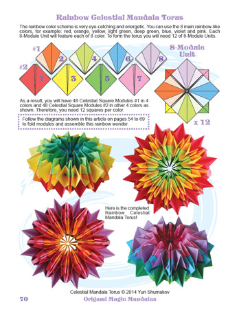 Origami Magic Mandalas Book preview