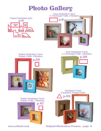 Origami Shadowbox Frames Book preview