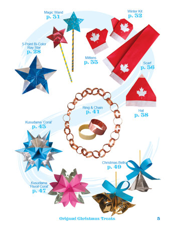 Origami Christmas Treats Book preview