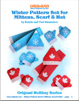 Winter Pattern Set for Minttens, Scarf & Hat - Oriland eBook