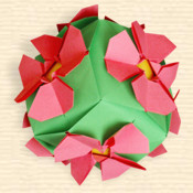 Kusudama 'Poppies Charm'