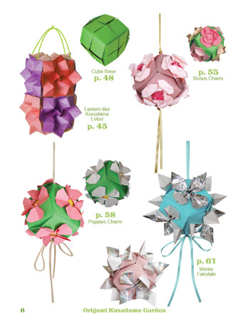 Origami Kusudama Garden Book preview