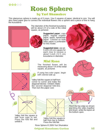 Origami Kusudama Garden Book preview