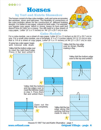 Origami Village Book preview